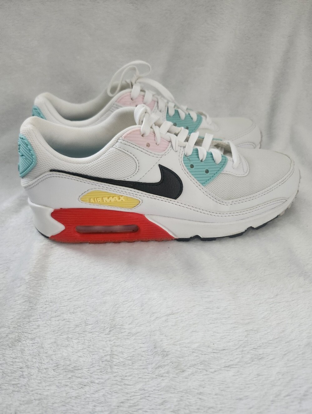 NIKE‎ Women's Air Max 90 Spring Multi-Color FZ3622-100 Size 8.5
